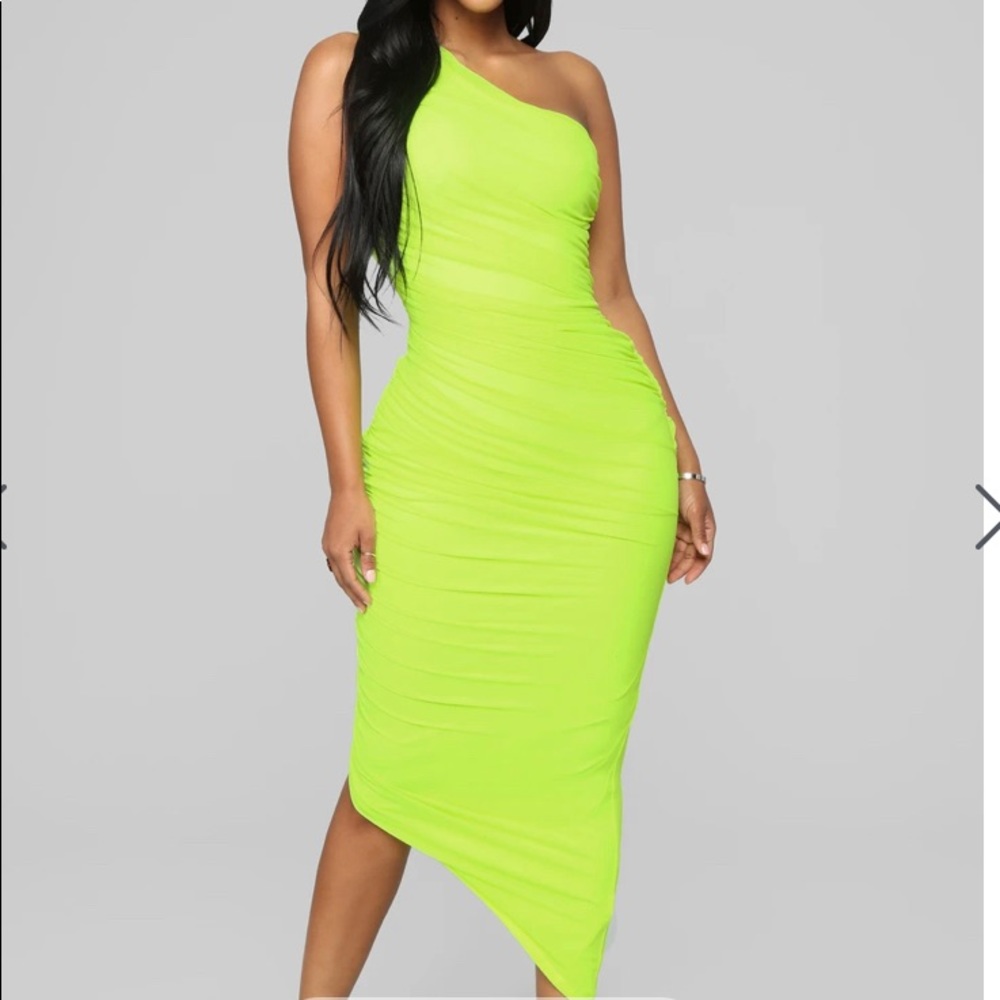 Lime Green Dress